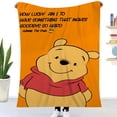 thumbnail image 2 of Winnie the Pooh Blanket Super Soft Blanket Throw Blanket Warm Cozy Flannel Sofa Bed Blanket Outing Travel Blanket 60"x79", 2 of 10