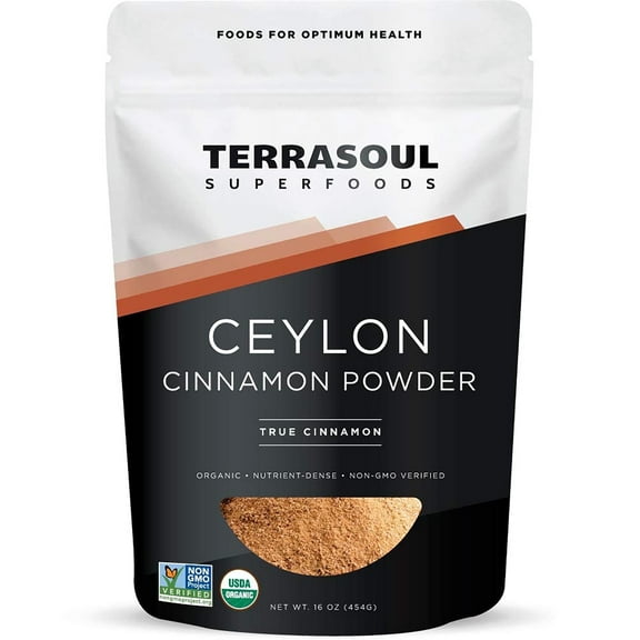 Terrasoul Superfoods Organic Ceylon Cinnamon Powder, 1 Lb