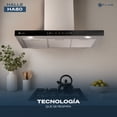 thumbnail image 4 of FLINE | Campana de cocina 80 cm | Tipo T DE PARED | Controles Touch y sensor |extractora | acero Inoxidable | 3 velocidades | Halle 80, 4 of 6