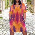 thumbnail image 2 of Colorful Tie Dye Vortex Summer Dresses for Women Beach Boho, 2 of 5
