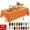 Orange, variant on Bxaolu Plastic Table Cloth Disposable 1 Pack, 54 x 72 Inch Table Cloths, Party, Picnic, Wedding, Decorative Tablecloths, Rectangle, Leakproof & Sturdy Plastic Cover, Gold