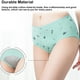 thumbnail image 5 of Sonducket Bragas de período de dibujos animados para niñas, ropa interior menstrual fisiológica, bragas, lencería transpirable para Ropa interior Verde claro METRO, 5 of 6