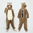 thumbnail image 2 of Pijama de unicornio de ardilla para niños, mono de invierno, manta de dibujos animados de animales, disfraz de bebé xuanjing unisex, 2 of 2