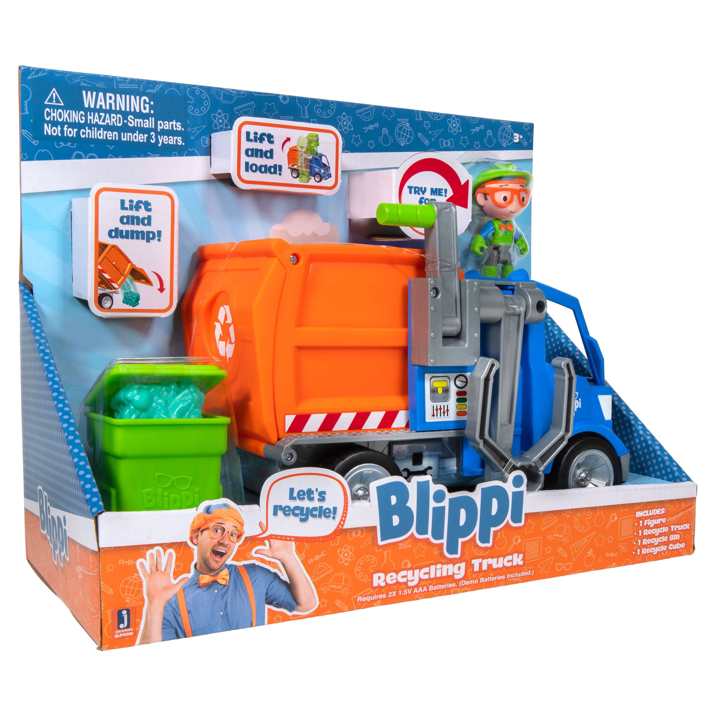 BLIPPI Recycling Truck Play Vehicle - image 17 of 18