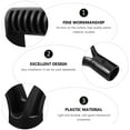 thumbnail image 4 of WRISTBIQUE 2Pcs Black Plastic Spade Handle Covers for Home Use Easy Installation, 4 of 6