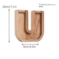 thumbnail image 2 of SDNall Personalized Wooden Name Money Box Wooden Deposit Box Twenty Six English Letters, 2 of 9