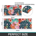thumbnail image 7 of Pioneer Flower Floral Print Pattern Kitchen Rugs Sets Of 2,Anti Fatigue Kitchen Mat Rugs Non Slip Washable,Decorative Kitchen Floor Mats for Kitchen,Sink,Laundry,17"x30"+17"x47", 7 of 7