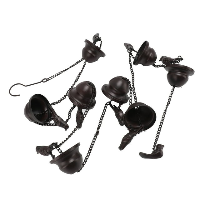 Cadena De Lluvia, Cadenas Colectoras Desviadoras De Agua De Lluvia Fáciles De Colgar De 7,9 Pies De Largo Para Jardín
