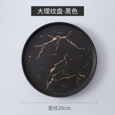 

Best Gold Marble Glazed Ceramic Party Tableware Set Porcelain Breakfast Plate Dishes Noodle Bowl Coffee Mug Cup Decor