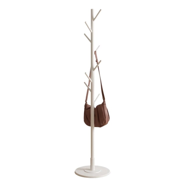 Sonew Coat Rack , Clothes Hanger,Wooden Hanger Floor Standing Coat Rack Home Furniture Clothes Round Base Rack