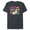 Navy Heather, variant on Star Wars Grogu Mandalorian Toon Mom of the Birthday Girl - Short Sleeve Blended T-Shirt for Adults - Customized-Dark Heather