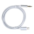 thumbnail image 5 of Cable auxiliar para automóvil para IOS 12 Audio auxiliar de 3,5 mm para adaptador de interfaz IOS Cable trenzado de nailon Blanco, 5 of 5