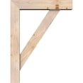 thumbnail image 3 of Ekena Millwork 5 1/2"W x 24"D x 32"H Traditional Block Smooth Bracket w/ Offset Brace, Douglas Fir, 3 of 25