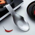 thumbnail image 5 of Matte Silver Spoon Holder,Stainless Steel Stovetop Spoon Holder,Spoon Rest,Kitchen Utensil Holder,Spatula Holder, 5 of 9