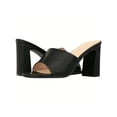 thumbnail image 5 of Women's Chunky Heeled Mule Sandals Low Heel Sandals Single Strap Square Toe Chunky Heeled Sandal, 5 of 5