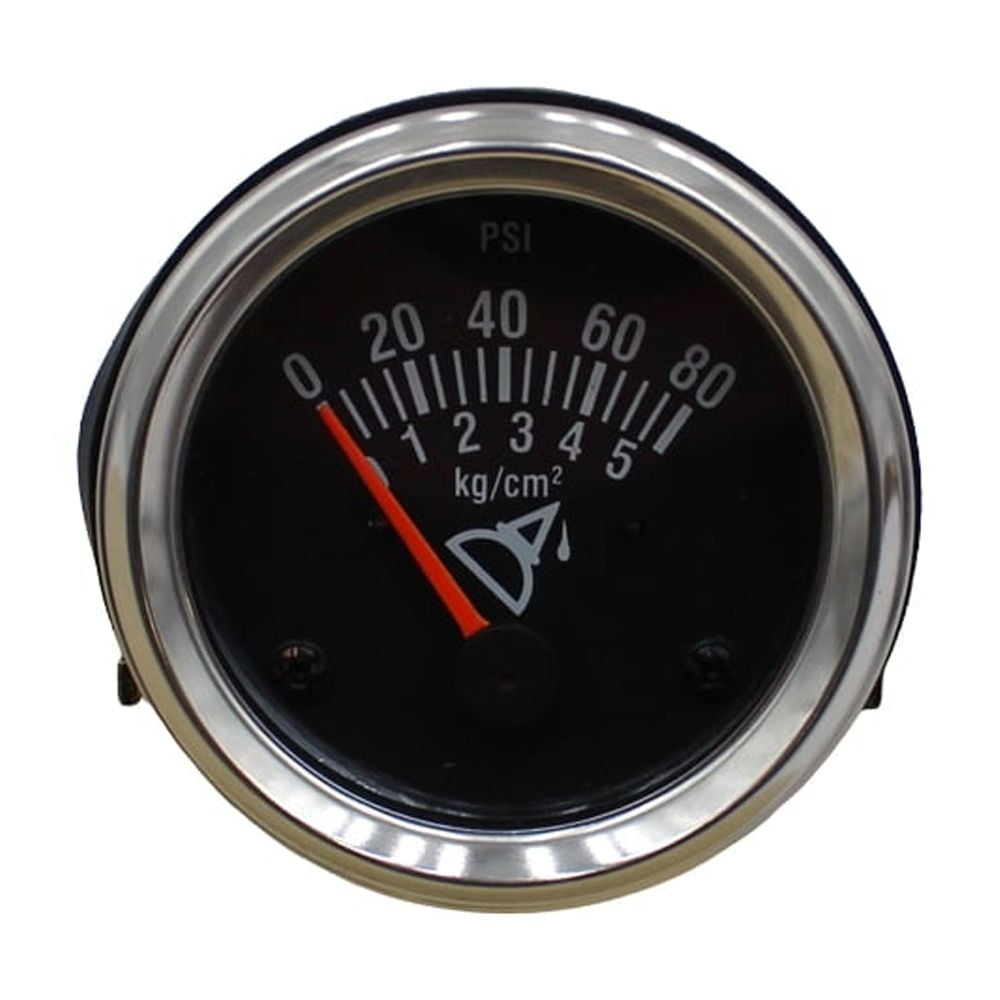 RAParts Fits Massey Ferguson Tractor 80 Pound Oil Pressure Gauge Kit for MF Tractors