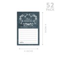 thumbnail image 5 of Koyal Wholesale Share a Memory Cards, Roses and Scrolls Cards for Wedding, Life Memories, 4" x 6", 52-Pk, 5 of 5