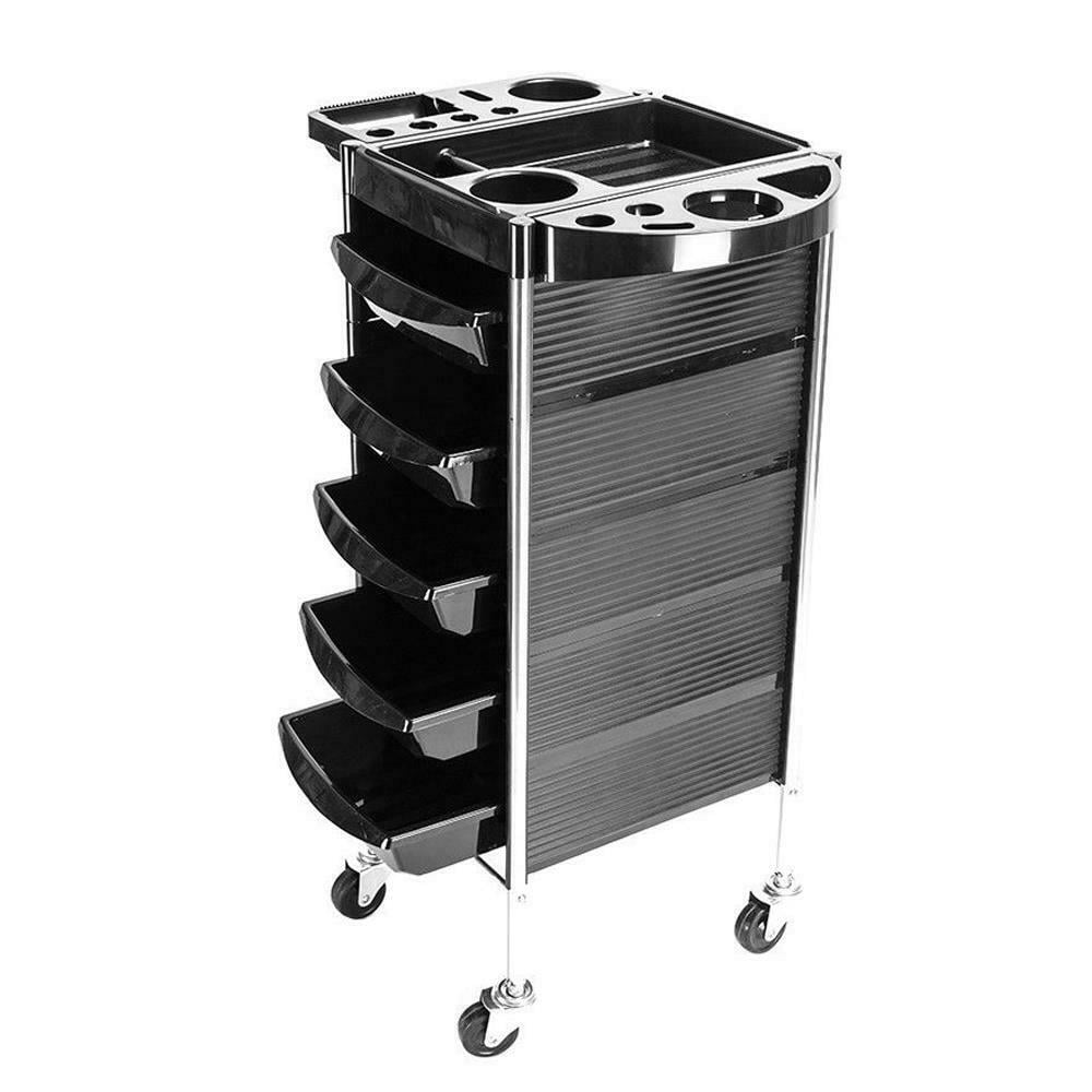 Professional Beauty Equipment Trolley Cart Aluminum Alloy Column and Plexiglass Countertop Transparent Material with and Texture Suitable for Beauty Exhibition