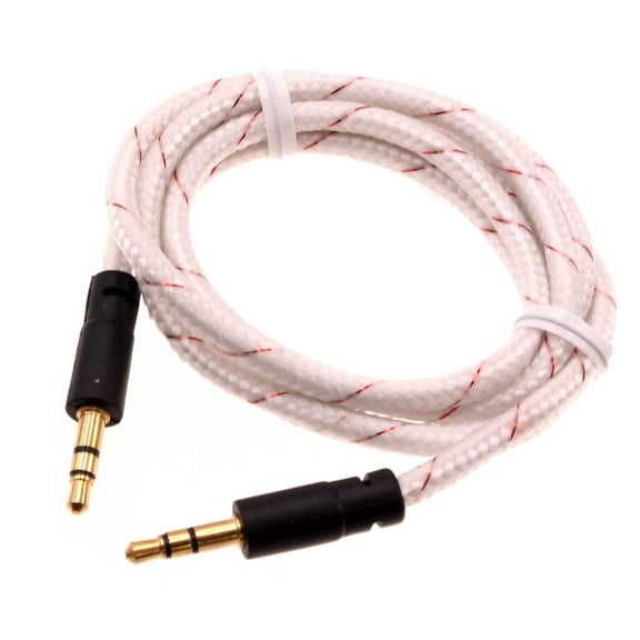 For OnePlus Nord N10 5G - Aux Cable 3.5mm Adapter Car Stereo Aux-in Audio Cord Speaker Jack Wire Braided