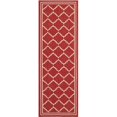 thumbnail image 1 of Safavieh Courtyard Red Indoor Outdoor Rug - Runner 2'3" x 6'7", 1 of 2