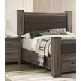 thumbnail image 4 of Transitional Elegant Wooden 4pc Bedroom Set Eastern King Size Bed w Drawers Dresser Mirror Nightstand Bedroom Furniture, 4 of 8