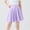 Purple, variant on Eltusu Girls Skirts, Casual Solid Color Pleated elastic Waistband Mini Skirts Purple Size 7-8 T