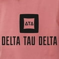 thumbnail image 3 of CafePress - Delta Tau Delta Black Stacked Signature T Shirt - Womens Comfort Colors® Shirt, 3 of 4