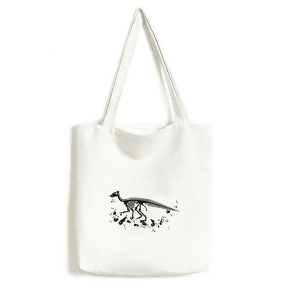 dinosaur b bs black tote canvas bag shopping satchel casual handbag