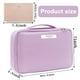 thumbnail image 2 of Neceser de viaje para maquillaje y cosméticos, ideal para mujeres y hombres (morado)., 2 of 5