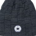thumbnail image 5 of Gorro de lana Cola Gorro con luz LED recargable por USB Gris oscuro, 5 of 5