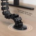 thumbnail image 5 of Mount-It! Black Cable Management Spine | 50" Length, 5 of 9