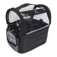 thumbnail image 2 of Bolsa de almacenamiento para herramientas de afeitado, gran capacidad, multifuncional, elegante, portátil, para peluquería y hogar, 2 of 15