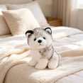 thumbnail image 2 of Husky Plush Toy 7.9 Inch Soft Cotton Stuffed Husky Dog Doll Cute Wolf Plushie Gift for Kids Dog Lovers Removable Washable, 2 of 6