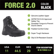 Interceptor Mens Force 8 Steel Toe Tactical Boots