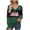 Army Green, variant on Women's Christmas Long Sleeve T-Shirt - Lightweight Christmas Tree Graphic Top, Snowflake Sequined Blouse, Xmas Vacation Casual Sweatshirt