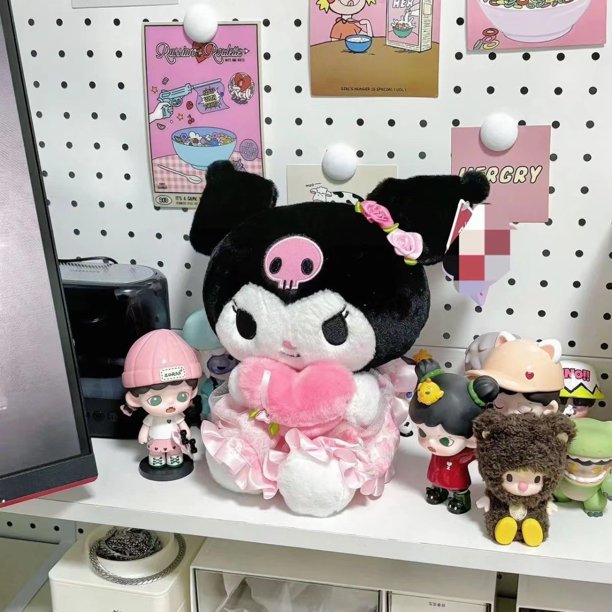 Muñeco de peluche de Sanrios My Melody Pochacco, juguete de dibujos animados, estilo princesa, abrazo, amor, regalo de cumpleaños, vacaciones, 55Cm