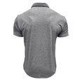 thumbnail image 4 of WAVSUF Men Lapel polo Shirt Soft Pique Polos for Mens Button T-Shirt Dark Gray Size XL, 4 of 6