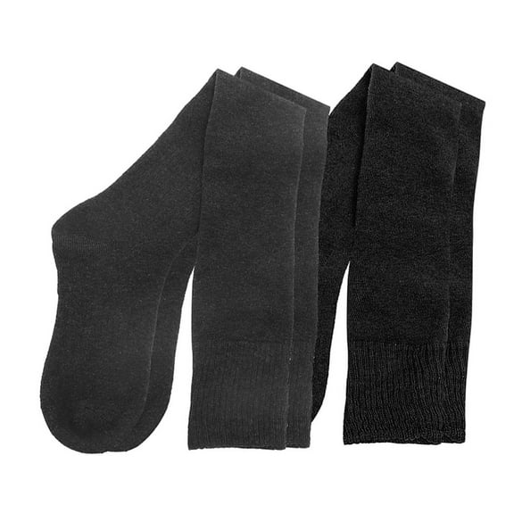 MERRYHAPY 2Pairs Comfortable Cotton Thigh High Socks Lightweight Breathable Over Knee Socks for Various Occasions