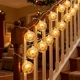 thumbnail image 4 of Guirnalda de luces LED navideñas con bombillas de letras | Luces decorativas navideñas enchufables para interiores y exteriores, 4 of 6