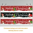 thumbnail image 4 of Naiovety Tela de fondo de Navidad, pancartas de cumpleaños sencillas y convenientes multifuncionales, adorno decorativo delicado para puerta Kits de decoración para fiestas tipo 4 Naiovety HA060010-04, 4 of 6