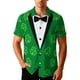 thumbnail image 2 of Ceisia St. Patrick's Day Men's Unisex Hawaiian Shirt | Summer Beach Casual Short Sleeve Button Down Gift Printed Top, 2 of 9