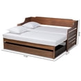 thumbnail image 6 of Bowery Hill Transitional Wood Expandable Twin Size to King Size Daybed in Brown, 6 of 14
