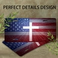 thumbnail image 4 of License Plate,Cross on American Flag with Sparkles Decorative Front,Personalized Stainless Steel License Plate Cover For Men Women,12.2" X 6.2", 4 of 7
