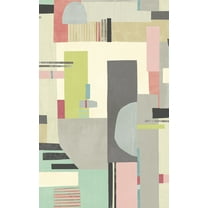 ohpopsi Rhodes Pastel Blocs Wallpaper, 19.7-in by 33-ft, 54.18 sq. ft.