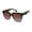Tortoise Fade, variant on Women's MS145 Oversized UVA and UVB Protective Square Fashion Sunglasses, 53mm