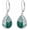 Malachite, variant on Tree of Life Earrings 925 Sterling Silver Teardrop Celtic Tree Leverback Earrings Gemstone Jewelry Gifts for Women