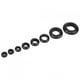 thumbnail image 4 of Surtido De Ojales De Goma 200 Piezas Negro 3/16"\1/8"\1/4"\5/16", 4 of 7
