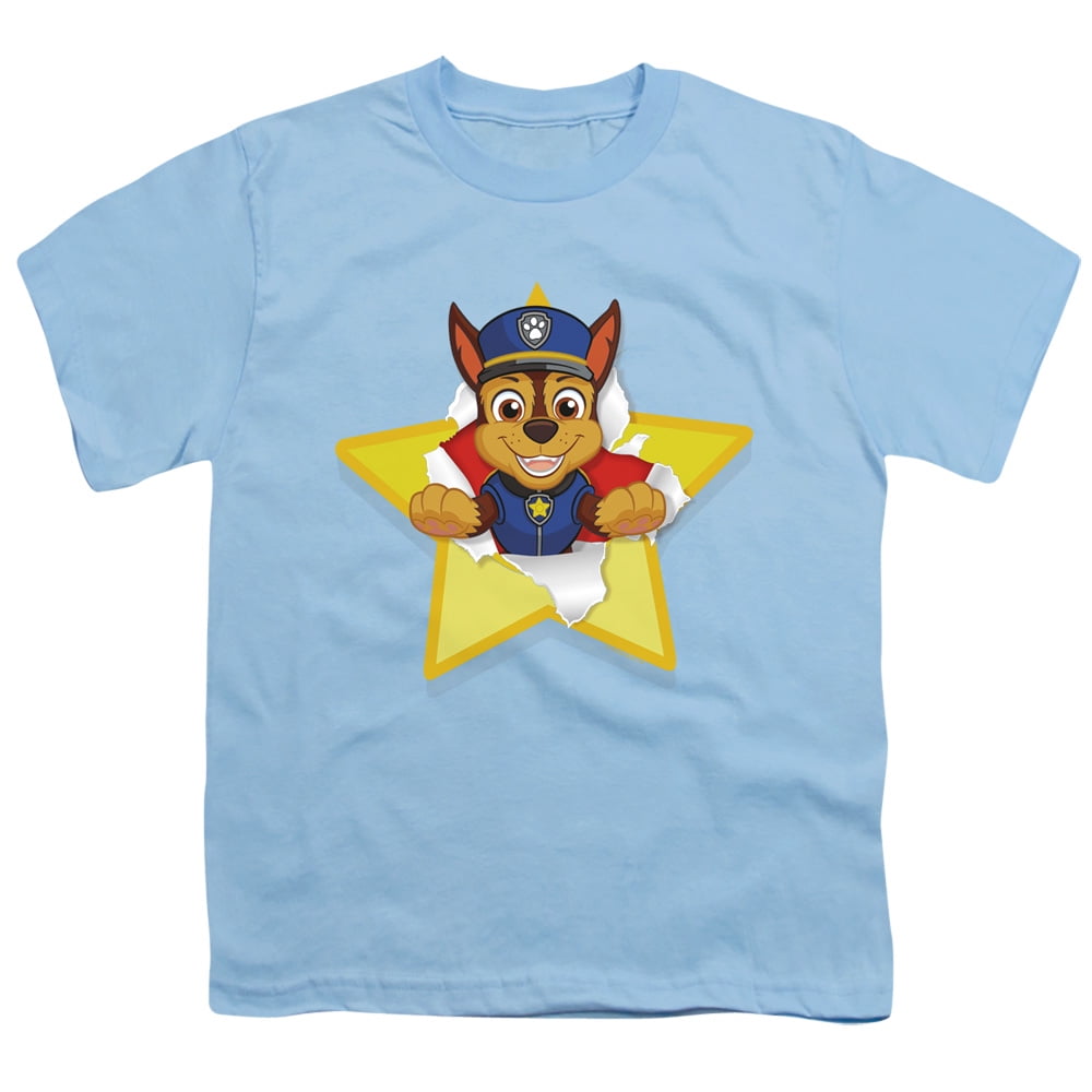 Paw Patrol Chase Torn Star Unisex Youth T Shirt