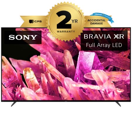 Sony XR75X90K Bravia XR 75" X90K 4K HDR Full Array LED Smart Google TV + 2 YR Accidental Warranty