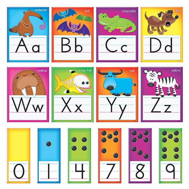 Trend Enterprises T8265BN Awesome Animals Alphabet Bulletin Board Set